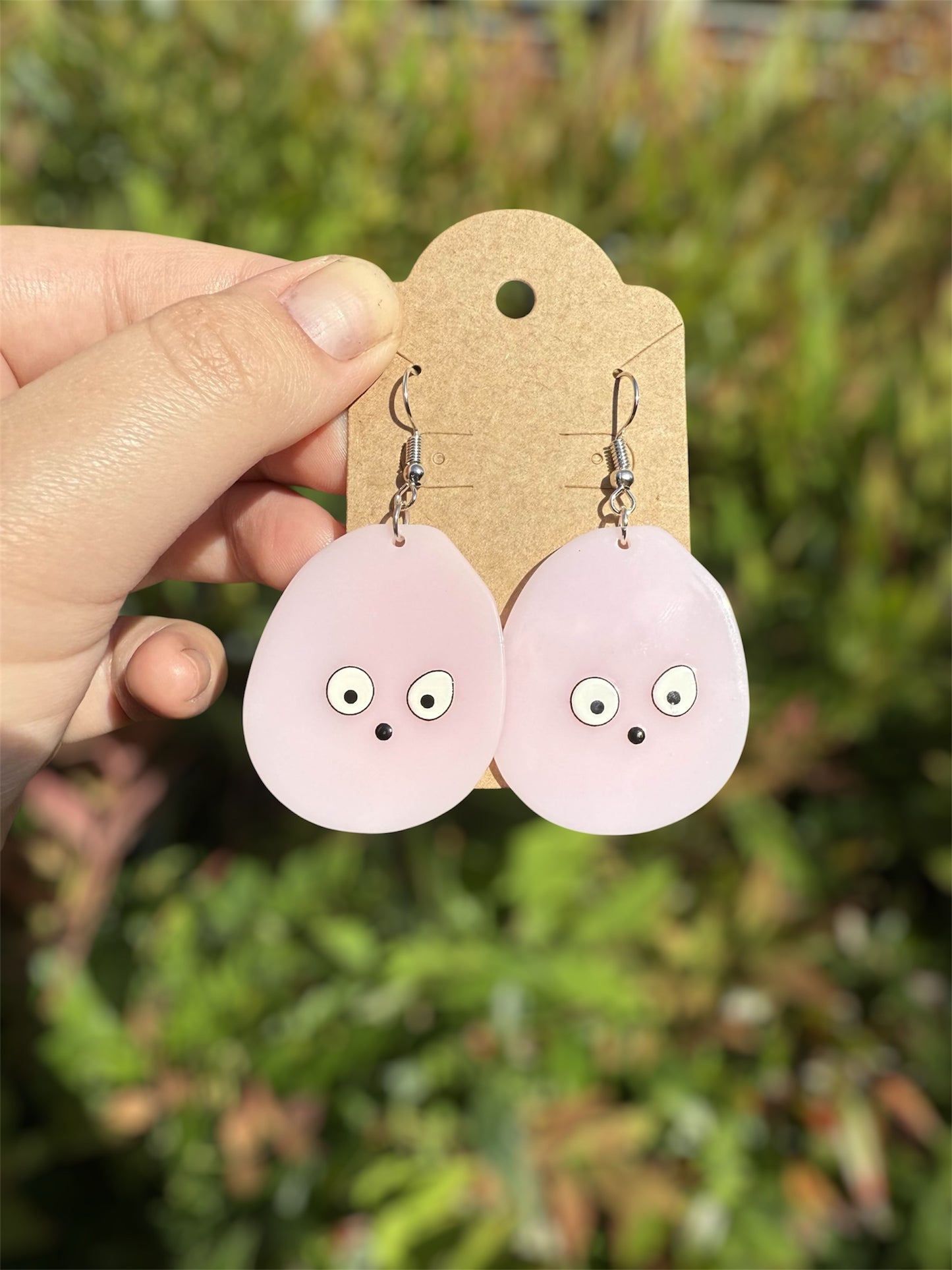 silly face earrings