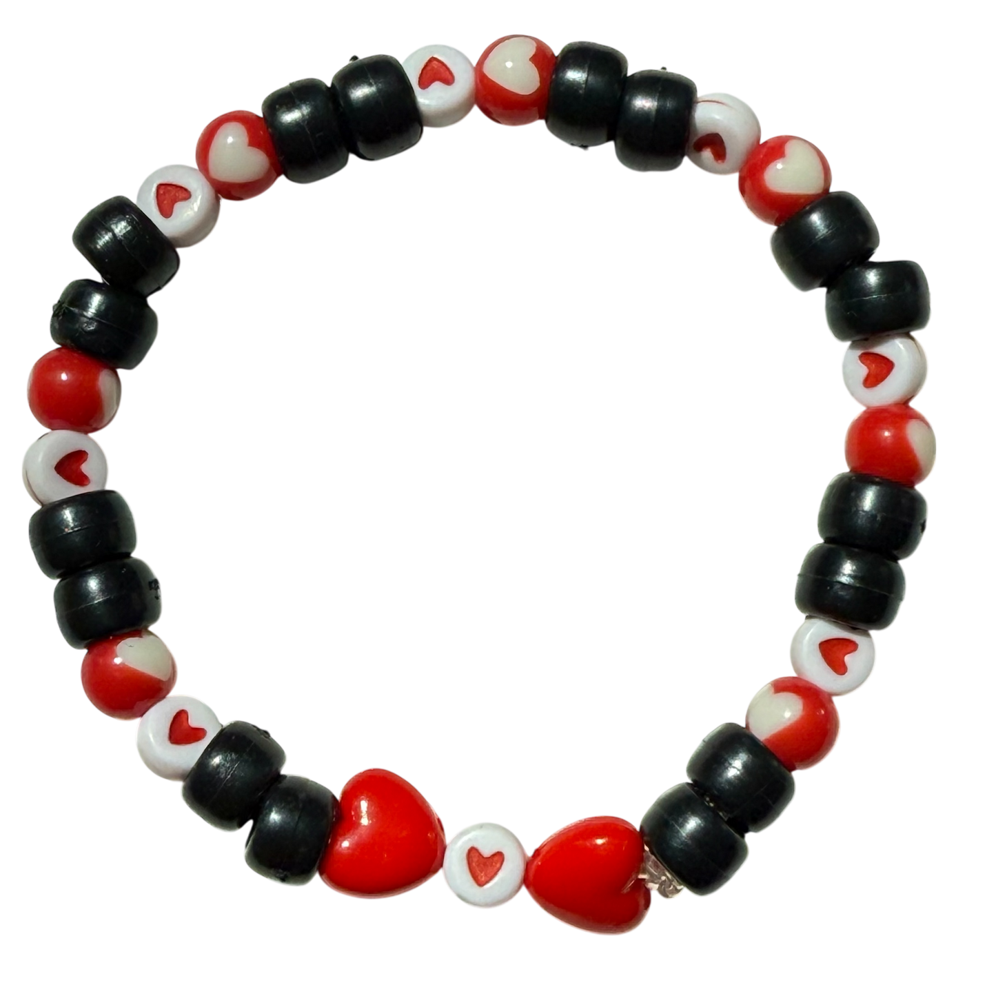 "red" kandi bracelets