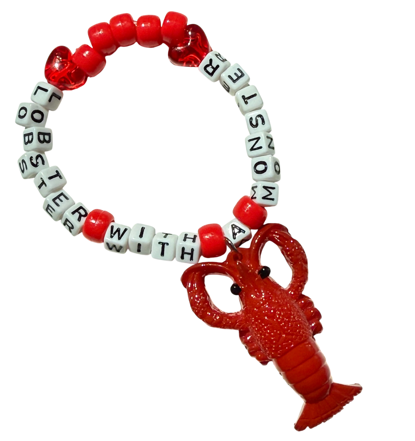 "red" kandi bracelets