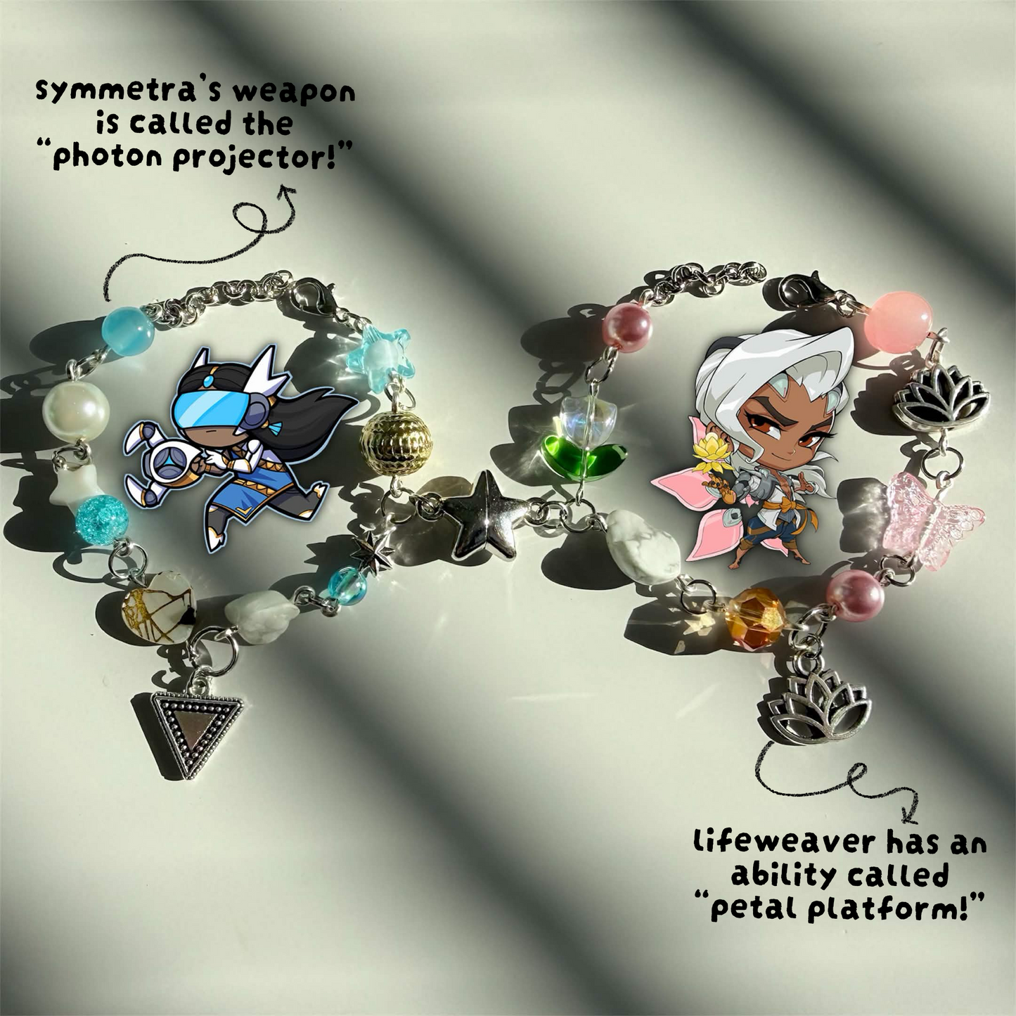 symmetra & lifeweaver bracelet set