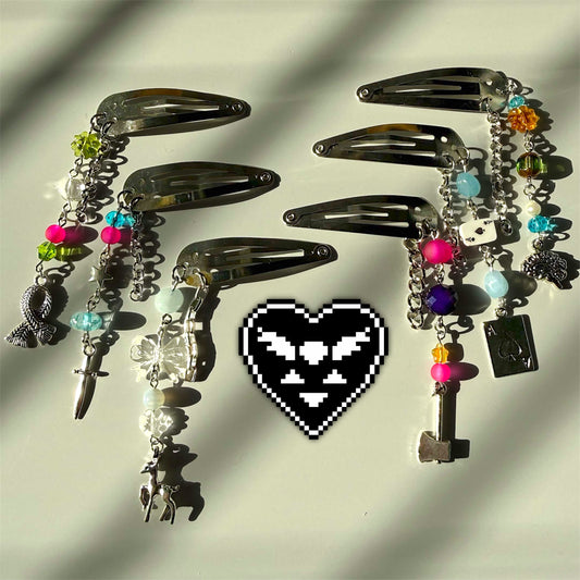 deltarune hair clips