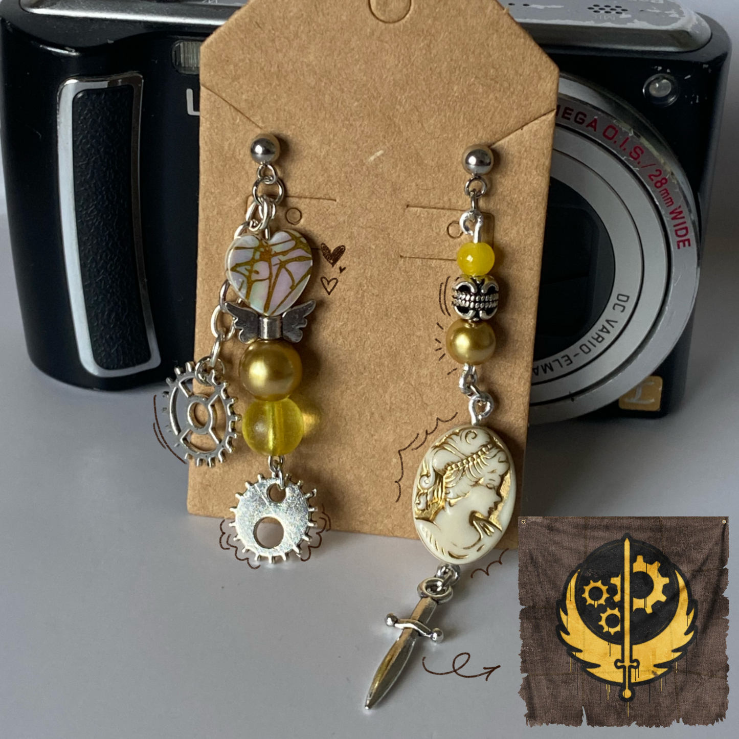 "The Brotherhood" Earrings