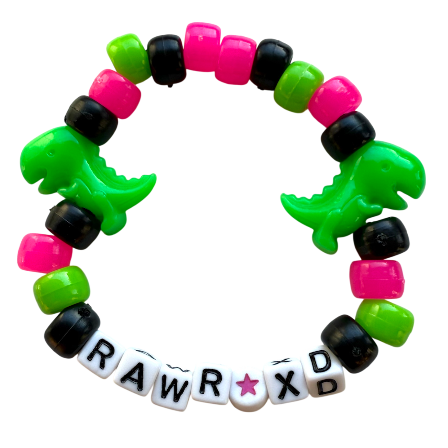 "rawr XD" kandi bracelet