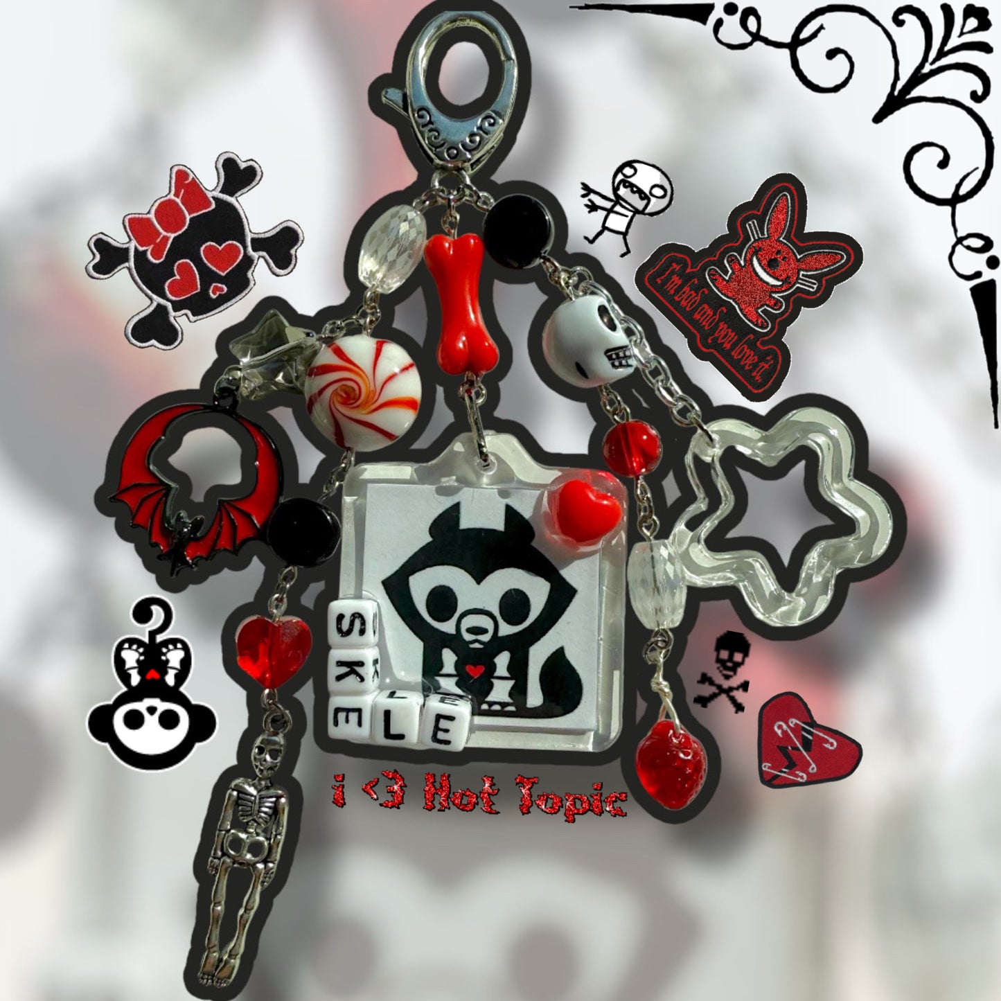skelanimals keychains