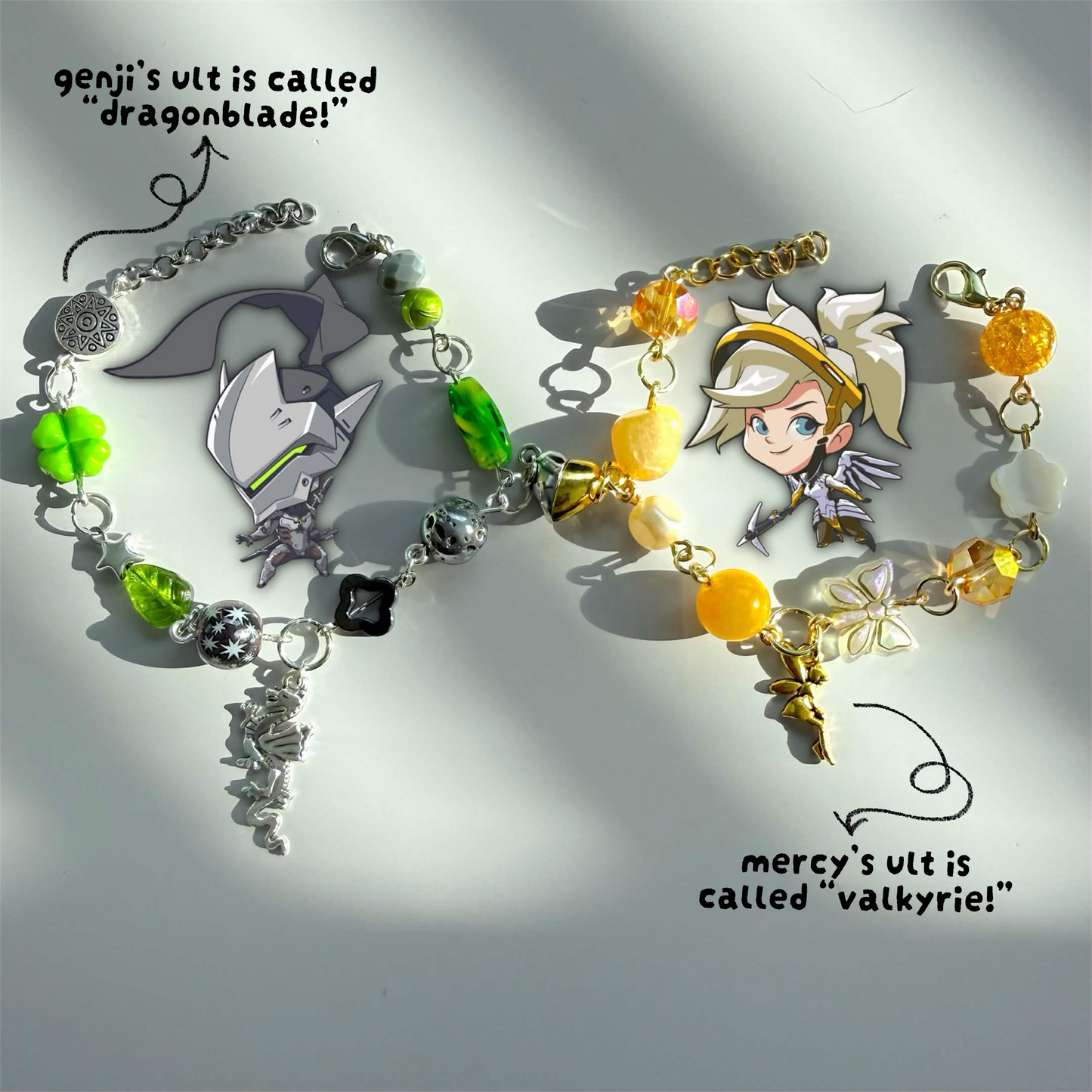 genji x mercy bracelet set