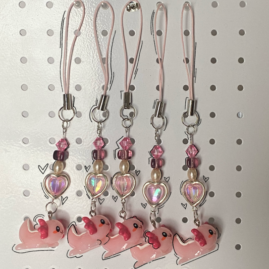 Axolotl Phone Charms
