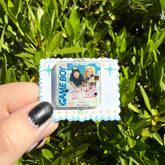"wayne's world" gameboy pin