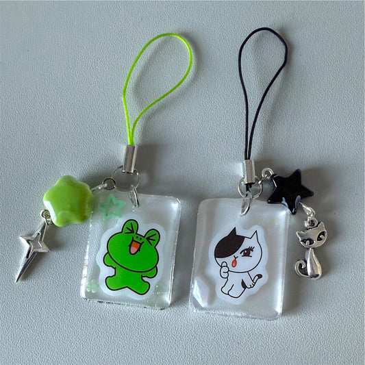 animal mascot charms ༉‧₊˚.
