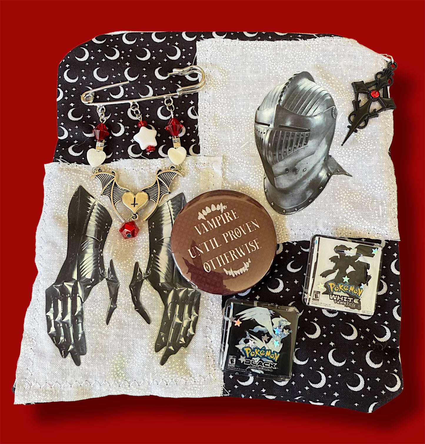 “knight’s honor” trinket pouch