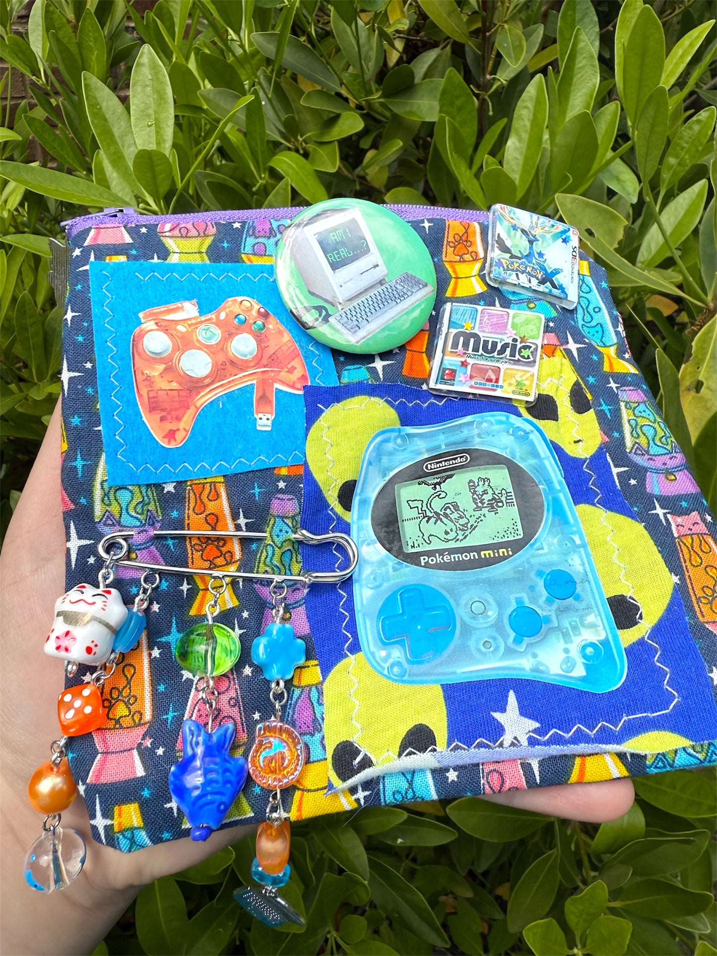 “retro gaming” trinket pouch