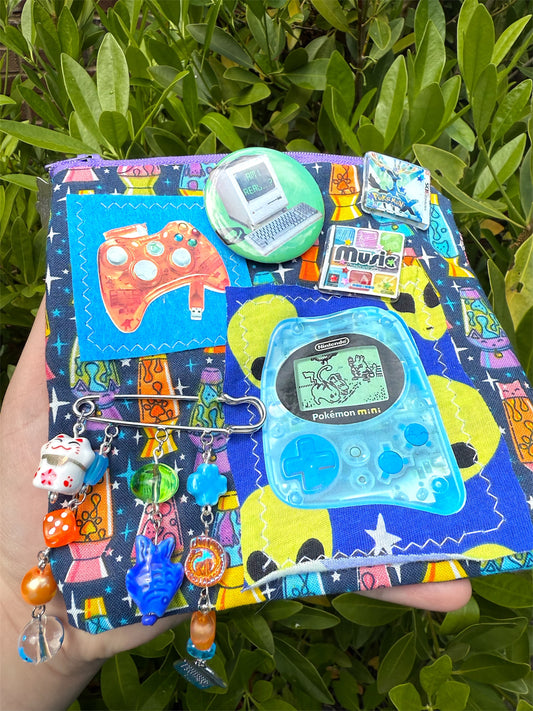 “retro gaming” trinket pouch