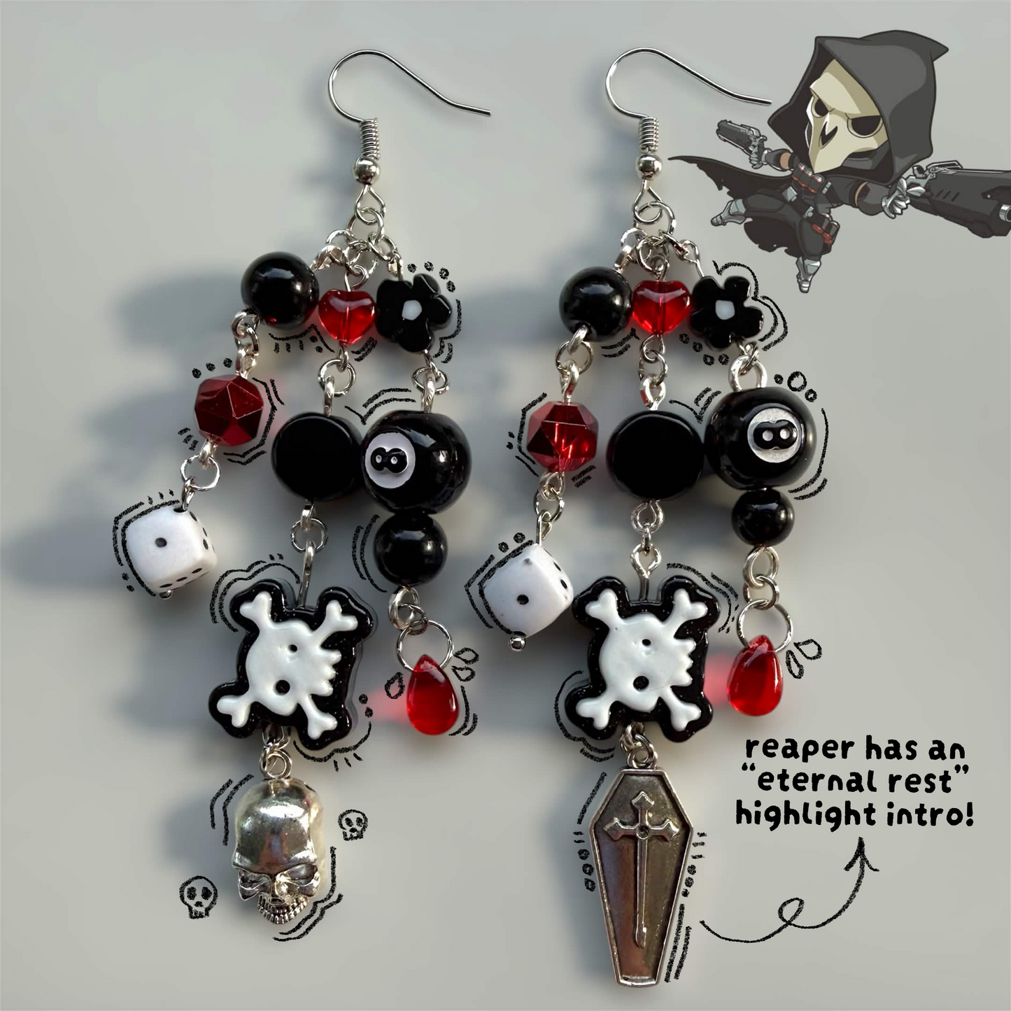 reaper earrings