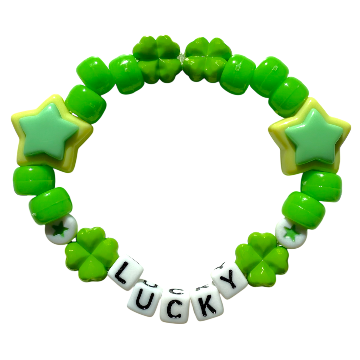 "lucky" kandi bracelet