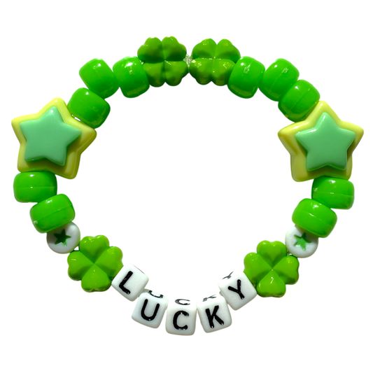 "lucky" kandi bracelet