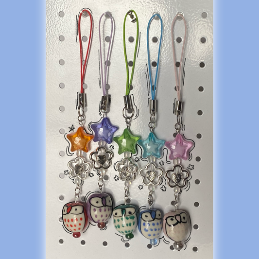 Owl Phone Charms