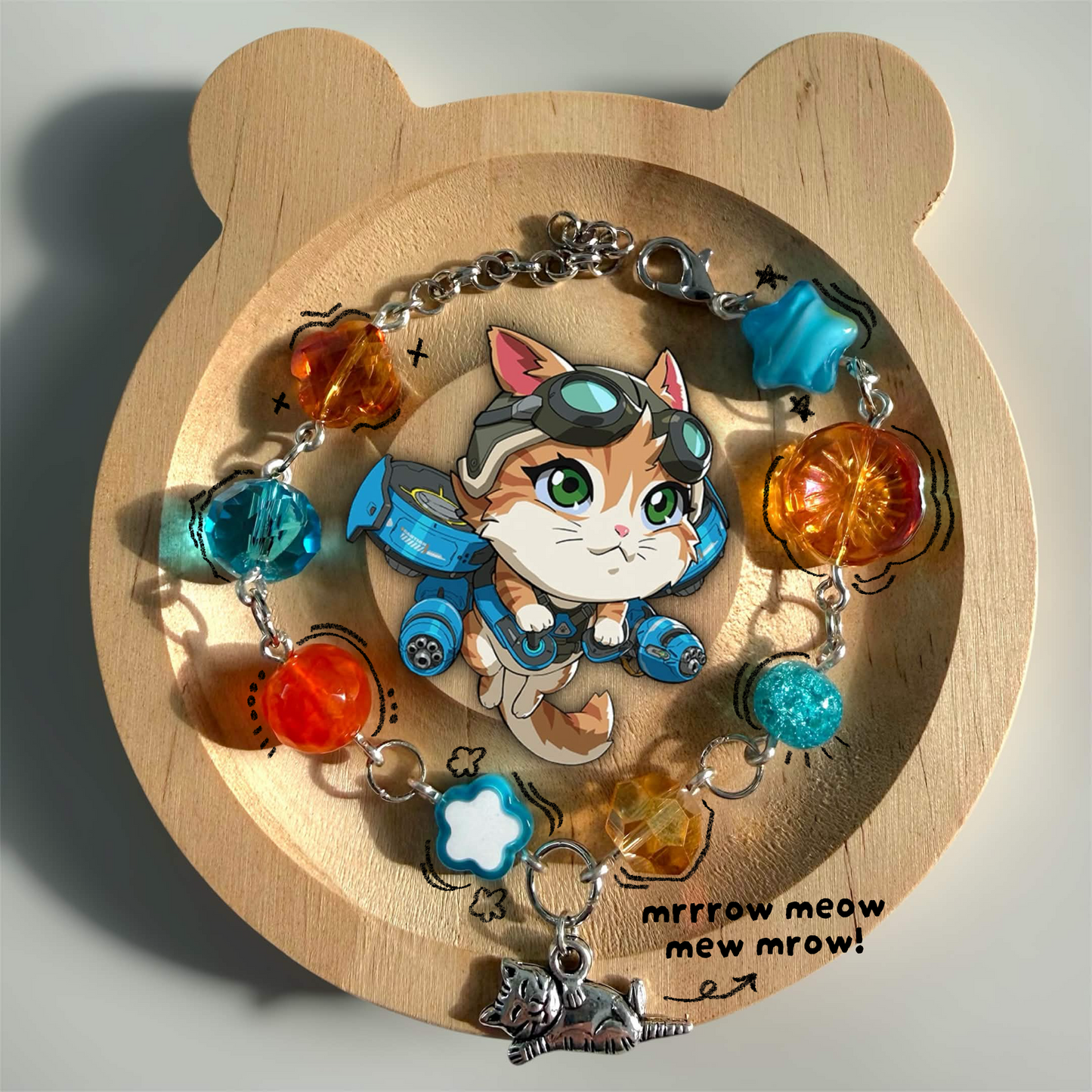 jetpack cat bracelet