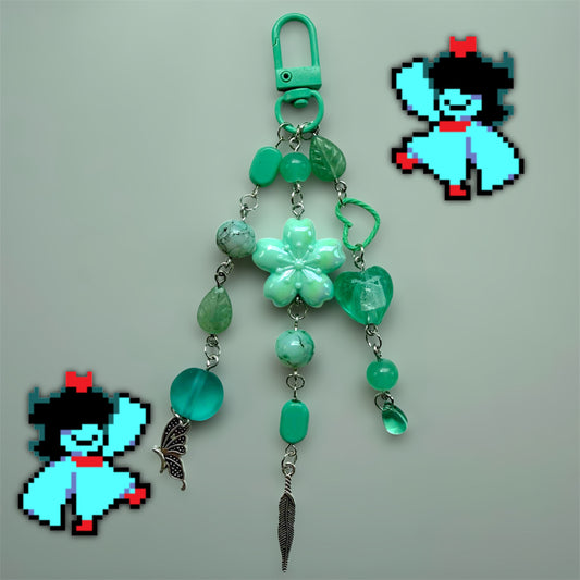 aqua keychain