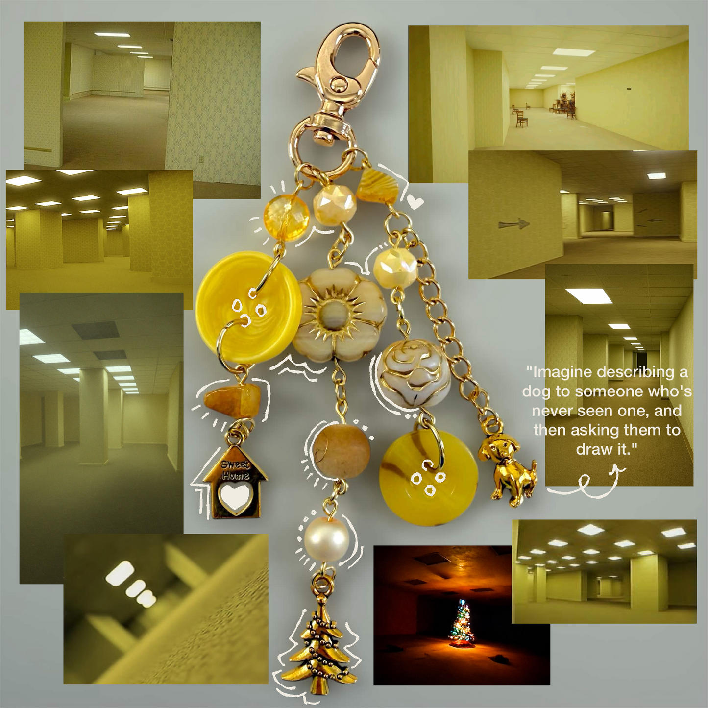 backrooms keychain