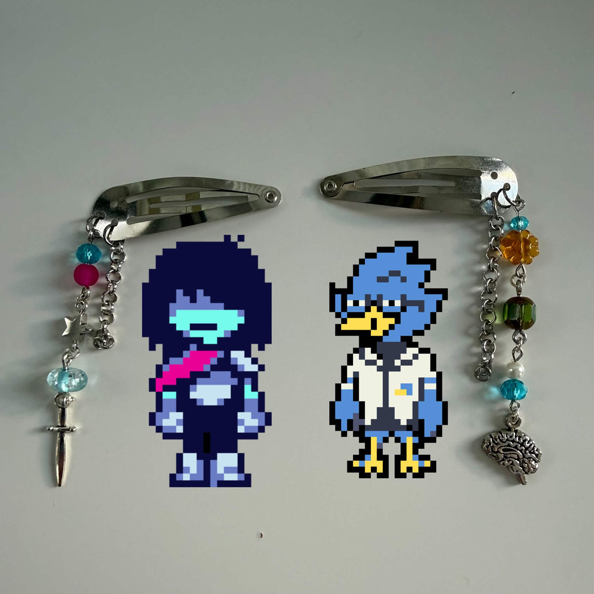 deltarune hair clips