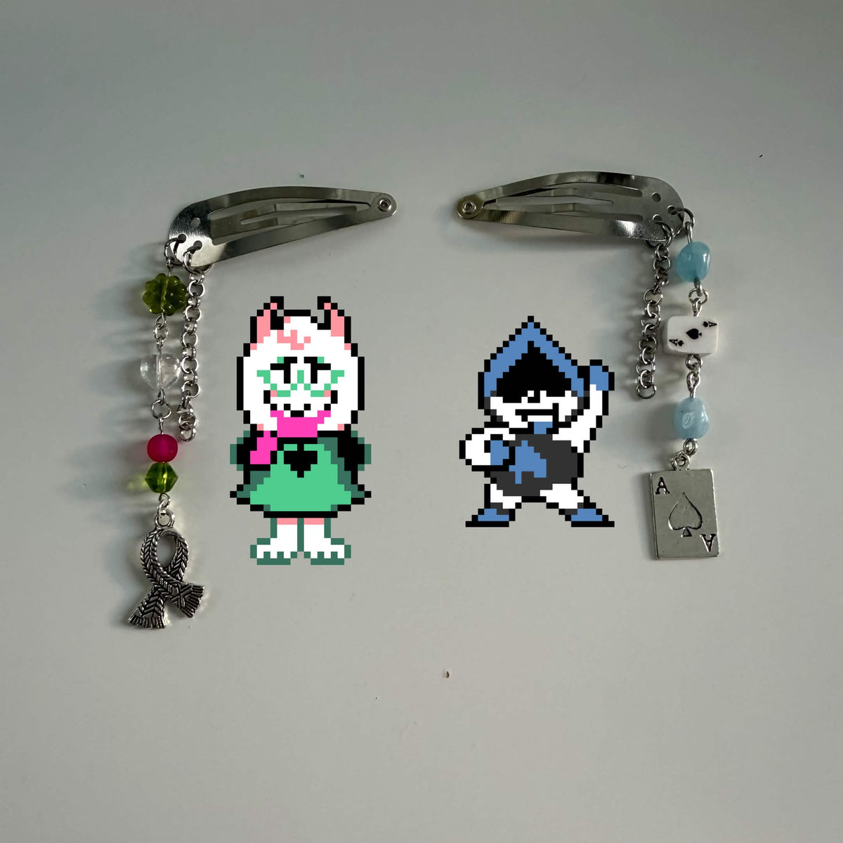 deltarune hair clips