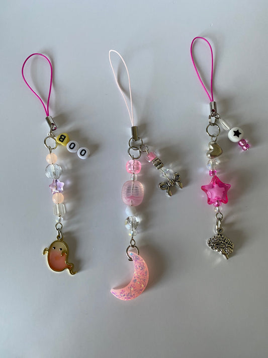 Rosy Phone Charms