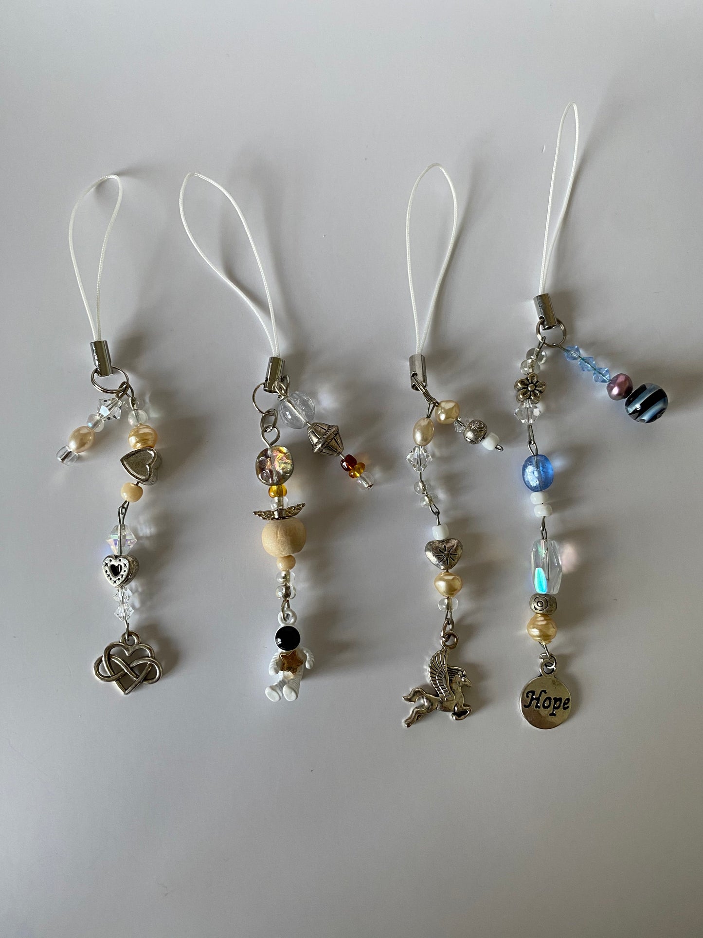 White Lily Phone Charms (Assorted)
